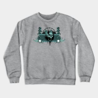 Awesome skull with wings Crewneck Sweatshirt